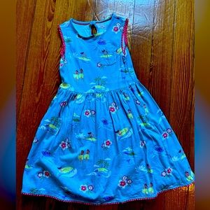 Mini Boden 8-9 sleeveless Hawaiian dress